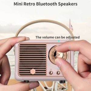 Taşınabilir Hoparlörler Retro Masa Dekoru Bluetooth Hoparlör Kablosuz USB Şarj Subwoofer Bluetooth Hoparlör Taşınabilir Masaüstü Dekorasyon