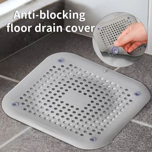 Other Bath Toilet Supplies Drain Hair Filter Sink Anti-blocking Strainer Shower Floor Cover Stopper Silicone Kitchen Deodorant Plug Bathroom Accessories 230607