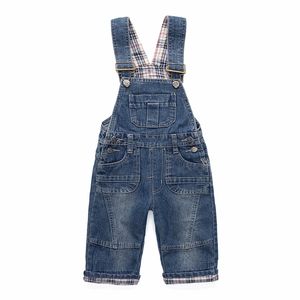 Overalls Children's Spädbarn Soft Denim Bib Pants Baby Boy Girl Jeans Casual Trousers Classic Spring Autumn 230608