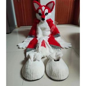 Fursuit Long Fur Husky Dog Dog Fox Costum