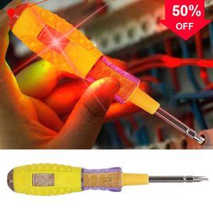 New Double-head Voltage Tester Pen AC Non-contact Induction Test Pencil Voltmeter Power Detector Electrical Screwdriver Indicator