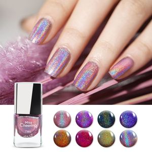 Umweltschutz Laser Nagellack Pailletten Nagellack Glitzerpulver Schmuck Nagelglitzer für Nägel