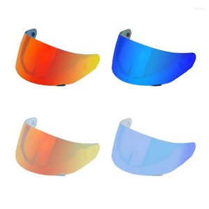 Motosiklet Kaskları G99F Evrensel Kask Lens Visor Kalkanı Motosiklet Ön Cam LS2-FF384 FF351 için Tam Yüz