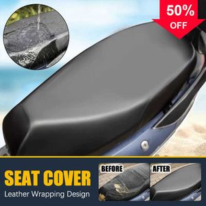 New PU Leather Motorcycle Seat Cover Waterproof Sunproof Breathable Motorcycle Scooter Seat Cushion Protection Covers Accessories