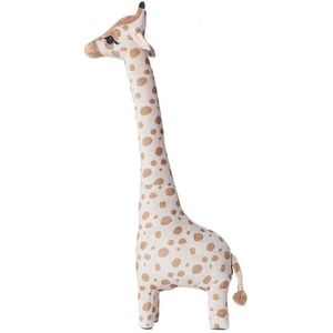 Decompression Toy 40cm 67cm Big Size Simulation Giraffe Plush Soft Stuffed Animal Sleeping Doll For Boy Girl Birthday Gift Kid 230607