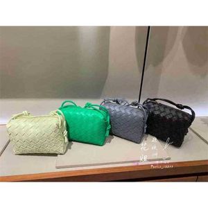 Сумки с петлями дизайнер подлинная покупка женской сумки Messenger Mini Woven маленькая квадратная кожа Bottegasvenetas