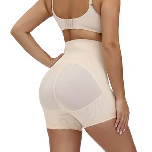 Nytt kvinnligt företag Mage Control med krok Butt Lifter Shapewear Panties High midje Trainer Body Shaper Shorts Kvinna Slimming S345