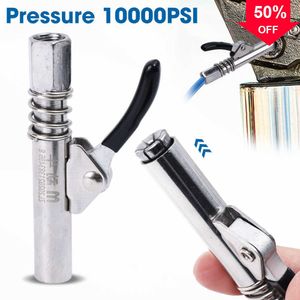 New Automobile Grease Gun Coupler Mini Manual Pump Head 10000PSI Syringe Lubrication Nozzle Oil Filling Tool Grease Injector Nipple