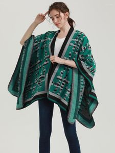 Szaliki echarpe hiver naśladowanie kaszmirowe kobiety szalik zima vintage poncho femme capa para mejr paszmina grube duże kocowe szalę