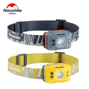 Utomhusgadgets LED Head Lamp ficklampa Strålkastare Induktion Switch Ultralight Waterproof Headlamp Portable Camping 230607