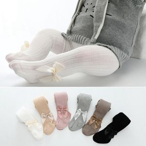 Frauen Socken Baumwolle Mädchen Strumpfhosen Prinzessin Bowknet Baby Mädchen Einteilige Strumpfhosen Frühling Und Herbst Stil Hosen Spitze Strumpf