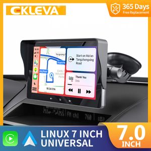 EKLEVA Auto CarPlay Universal 7Im Car DVD Radio Wireless Android Bluetooth Pekskärm för VW Nissan Toyota