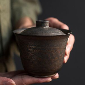 Teaware Luwu keramiska tekannor Gaiwan Chinese Kung Fu Tea Pots Drinkware