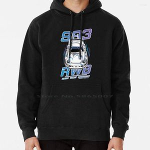 Erkek Hoodies RWB 993 Anime (Mavi) Hoodie Sweater 6xl Pamuk 964 RaUH Welt Begriff Geniş Body Slamced Raccar 996 Araba Art