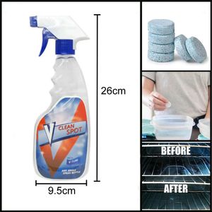 Partihandel Bil Windshield Glass Washer Cleaning Spray 10 PCS Skala Borttagning Dekontaminering Effervescent Tablett Cleaner Set Bottle