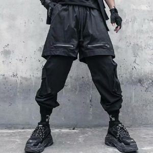 Pants Rock Style Staplade Sweatpants Streetwear Fashion Men Black Baggy Tactical Trousers Jogger Techwear Sport Mens Hip Hop Clothing