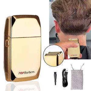 Hair Trimmer Pop Barbers Professional P600 Oil Head Reciprocating Electric Hair Clippers 0MM Cutter Head Electric Shaver 9000RPM Hair Trimmer 230607