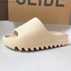 Męskie slajdy marka mężczyzn Kobiety Kapcie Sandały Orginalne Kobiety plażowe buty swobodne buty eva flip-flops Man Beach Sandals L230518