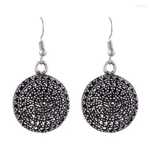 Dangle Earrings Lovbeafas Vintage Earings Jewelry Antique Silver For Women Ethnic Drop Stereo Ball Statement