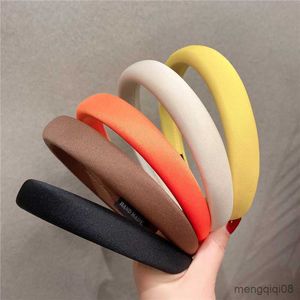 Other Candy Colors Sponge Thin Hairbands Headbands Ornament Accessories For Women Hair Wholesale R230608