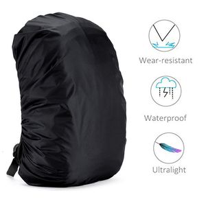 Backpacking Packs 35L 100L 120L Rain Cover Ryggsäck Vattentät väska Damm Vandring Camping Bags Stora militär 90L 95L 110L Regntäckning XA41A 230607