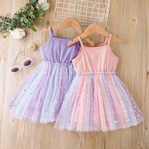 Abiti da ragazza 27Y Principessa Toddler Kid Bambino Tutu Dress Party Wedding Compleanno senza maniche per ragazza Costumi estivi 230607