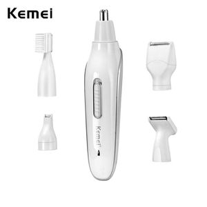 Trimmers Kemei All In One Rechargeable Electric Nose Hair Trimmer Men Grooming Kit Beard Trimer Facial Eyebrow Trimmer Nose Ear Shaver