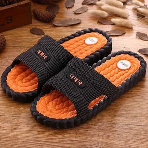 Mans Sandals Man Massage Non-Slip PVC Slippers Summer Fashion Indoor Outdoor Lady Beach Bathroom Slippers 2022 New Shoes L230518