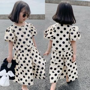 Clothing Sets Summer Girls Fashion Singlebreasted Polka Dot Shirt TopCulottes Baby Kids Clothes Suit Children 230607