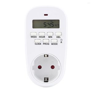 Watering Equipments 24Hour Scheduled Outlet Timer Home Appliance Interval Clock Wall Plate EU Plug Office El Commercial Graded