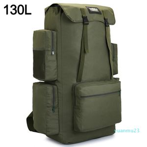 110L 130L Uomini Borsa da trekking Zaino da campeggio Grande esercito Arrampicata all'aperto Trekking Zaino da viaggio Borse tattiche Borsa da viaggio