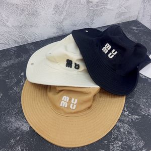 Correct version of cowboy fisherman hat female face small spring summer casual face covering embroidered hat bucket basin hat