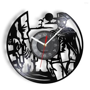 Настенные часы Wild West Sunset Cowboys ландшафтный декор часы Western Rodeos Gunslinger Record Home