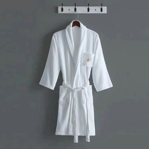 Hotel Bathrobe Unisex Bathrobe Cotton Tyg Soft Robe Pyjamas Couples Winter Cotton Absorbent Quick Dry