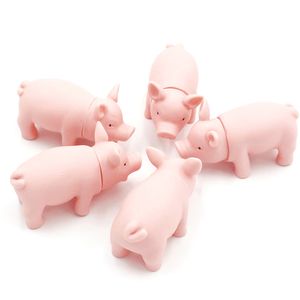 1 st Simulate Interactive Simulation Model Pig Dog Cat Rubber Pig Toy Accessories Pet Toy