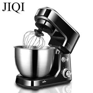 Blender Jiqi 4L 600W Hushåll Electric Chef Machine Table Mixing Blender 220v Köksverktyg Matlagning Matstativ Mixer Cake Dough Bread