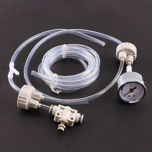 Ausrüstung 1Set Weiß DIY Aquarium Bepflanzter Tank CO2-System Pro Tube Valve Gauge Bottle Cap Kit