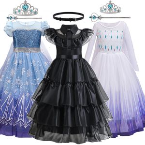 Vestidos para meninas fantasia vestido de princesa fantasia cosplay halloween lantejoulas infantil fantasia crianças carnaval festa de aniversário vestidos 230607