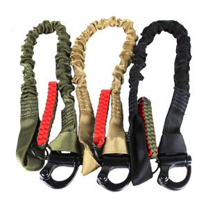 Outdoor Gadgets Tactical Hunting Belt Nylon Rubber Shoulder Padding Rotatable Clip Rifle Safety Rope Holder Sling Strap 360 Degree 230607