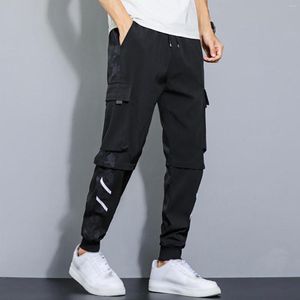 Pantaloni da uomo Arrivi Salopette in pile Pantaloni casual larghi di marca Tendenza da uomo grande e alta Versatile