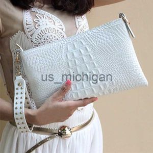 Evening Bags luxurious WhiteGold Envelope Bag odile Pattern Leather Genuine Messenger Women Bags Crossbody Purses and Handbag Designer J230608