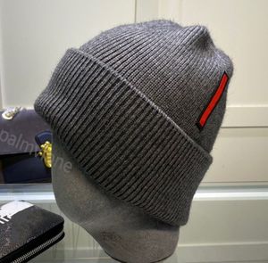 P Designer Beanie Luxus Cap Strickmütze Schädel Winter Unisex Hut Kaschmir Buchstaben Casual Outdoor Motorhaube Strickmütze Mode 5 Farbe Mann Strickmützen