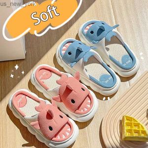 Cute Cartoon Pantofole da casa Donna Pantofole di lino antiscivolo Scarpe da interno Coppie Camera da letto Scarpe basse Sandali da spiaggia estivi unisex L230518