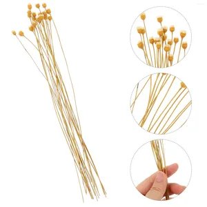 Decorative Flowers 20 Pcs Rattan Wedding Sticks Essential Oil Room Diffuser Reed Bottle Replacements Wood Accessory Flower