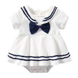 Rompers Summer Baby Girl Clothes born Onesie Super Cute Naval Style Baby Clothes 0 To 24 Months 230608
