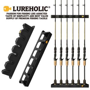 Anzóis de pesca LUREHOLIC Vertical 6Rod Rack Holder Suportes de vara de montagem na parede modular para garagem 230608