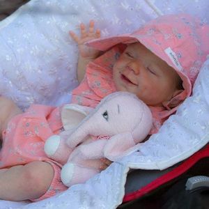 Dolls 50CM Reborn April Silicona Vinyl With Cloth Body Curly Hair Finished Baby Doll Silicone For Kids Girl Gift 230607