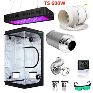 Två i One Grow Lights Box 50-300cm tältpaket 300-2000W Phytolamp IR/UV 4/5/6 tum fans Aktivt kol för inomhus växa