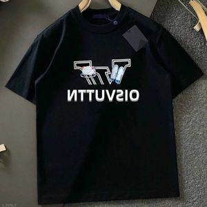 T-shirt masculina feminina de manga curta Tecnologia de perfuração a quente designer de tecido avançado faz roupas esportivas Roupas de rua