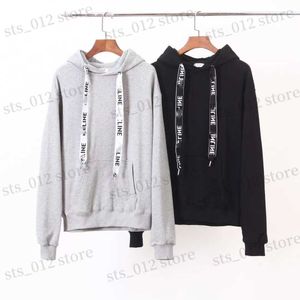 2022 outono e inverno camisolas nova qualidade designer masculino feminino hoodies casal rebites simples letras impressas casuais soltas camisola de lã t230608